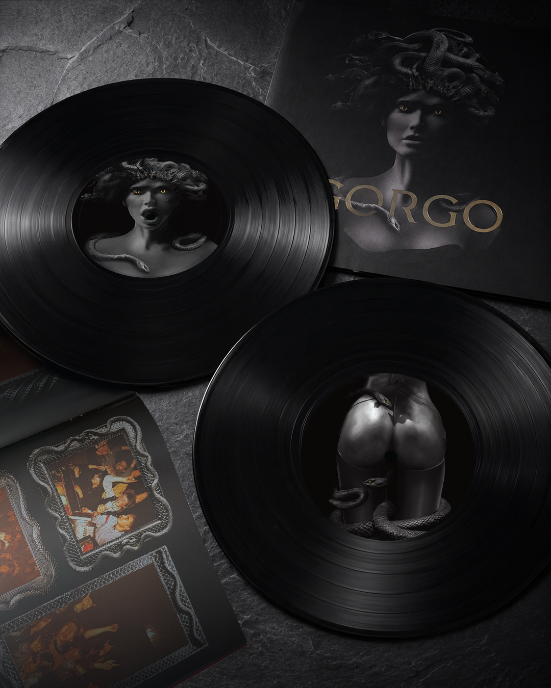 Gorgo vinyl & CD design